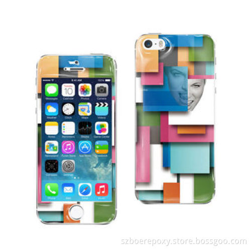 PU Epoxy Gel Skin for iPhone 5/5S, Anti-slip